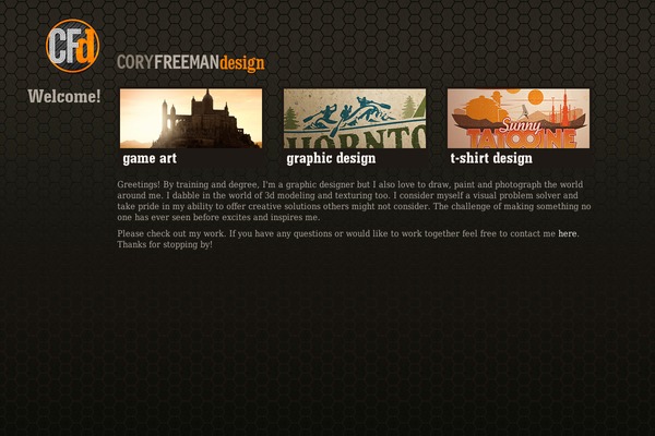 Cfd theme site design template sample