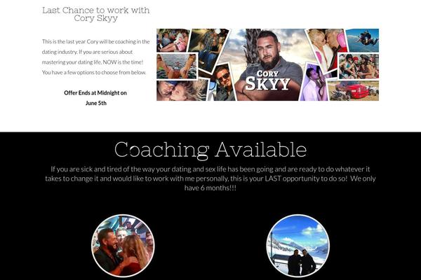 coryskyy.com site used Videocrafttheme