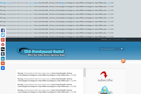 Fresh News theme site design template sample