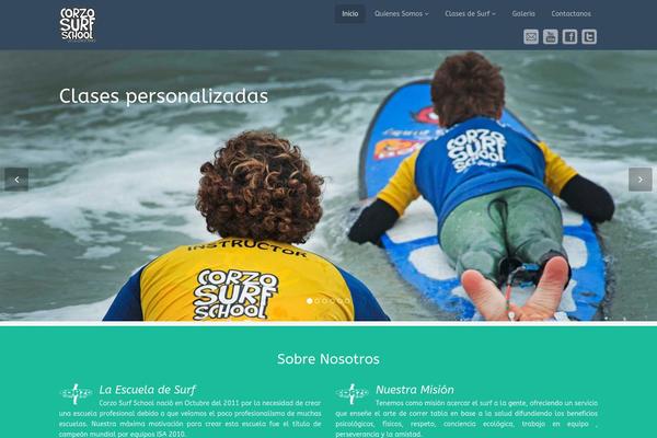 Flat Theme theme site design template sample