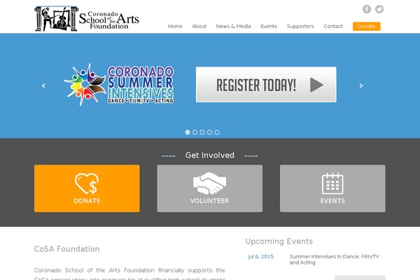 cosafoundation.org site used Cosa