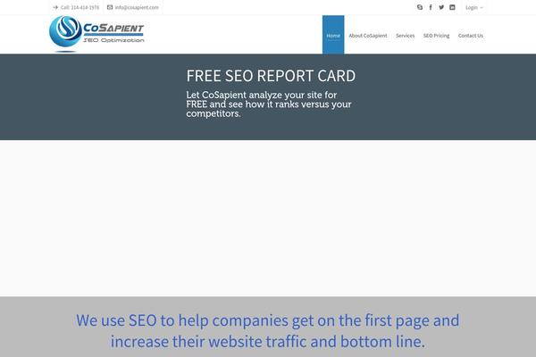 Highend theme site design template sample