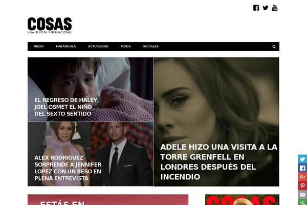 SmartMag theme site design template sample