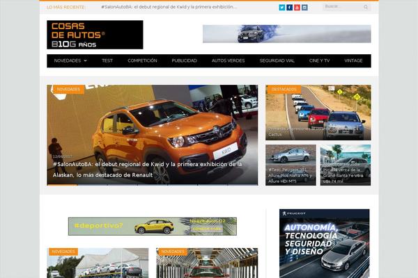 SmartMag theme site design template sample