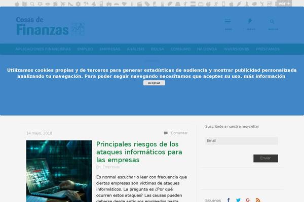 Cosasde theme site design template sample