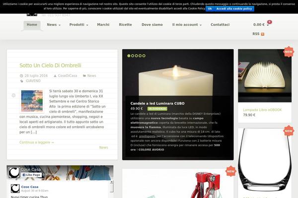 Sentient theme site design template sample