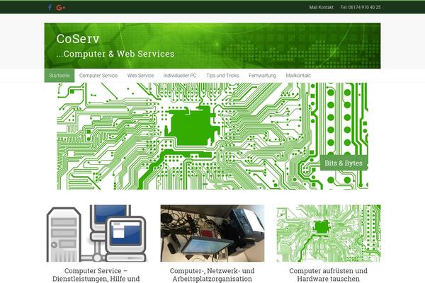 Accelerate theme site design template sample