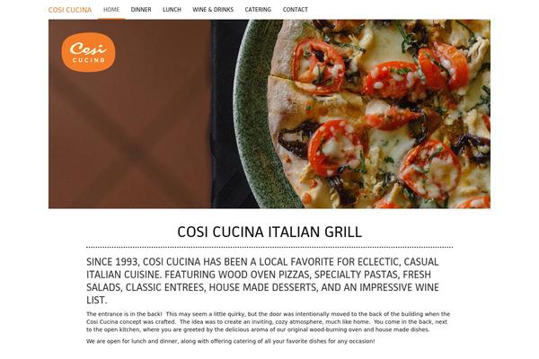 Roots theme site design template sample