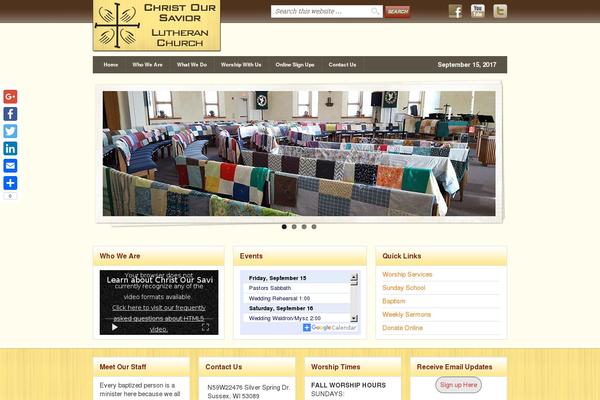 Site using Sermon Manager plugin