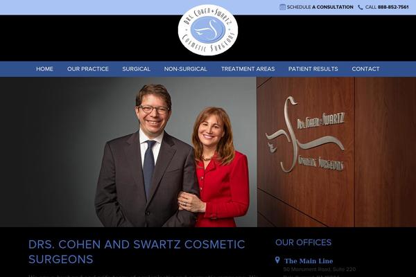 Cosmetic theme site design template sample
