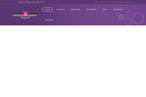 Spa Lab theme site design template sample