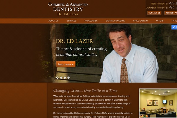 Lazer theme site design template sample