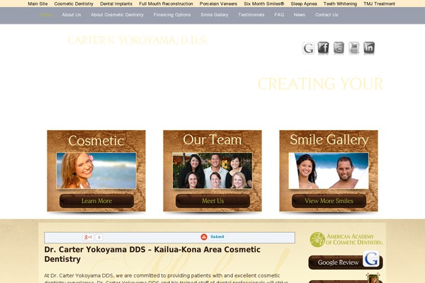 cosmeticdentistryinhawaii.com site used 31418