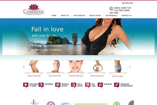 cosmeticholidays-int.com site used Cosmetic-holidays