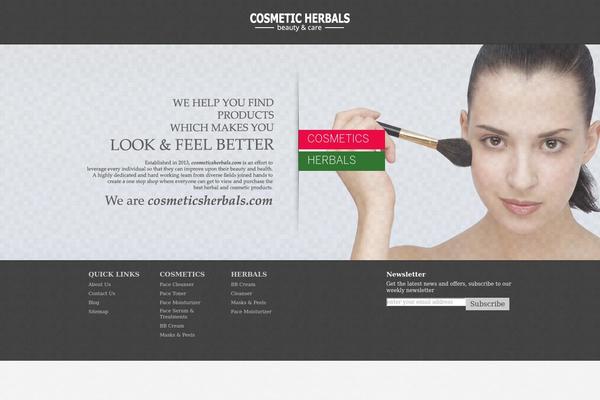 Default theme site design template sample