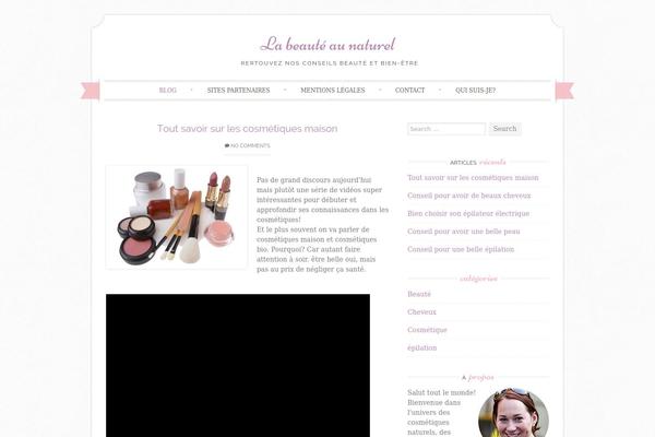 Sugar and Spice theme site design template sample