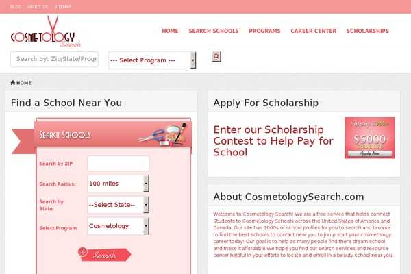 cosmetologysearch.com site used Dt