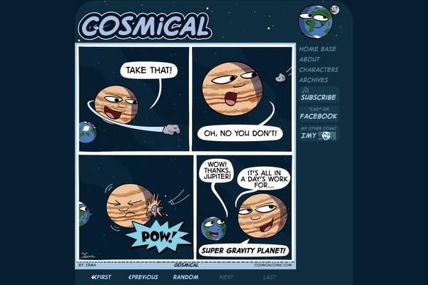 ComicPress theme site design template sample