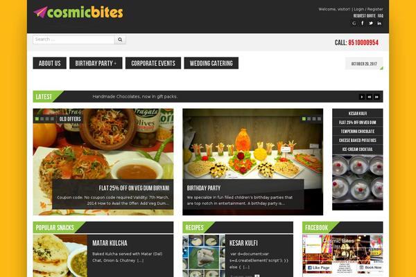 Site using GetMeCooking Recipe Template plugin