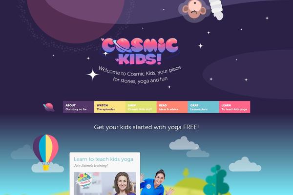 cosmickids.com site used Cosmic