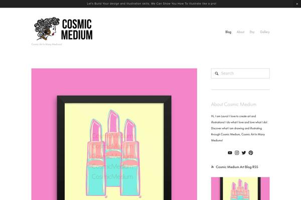 cosmicmedium.com site used November