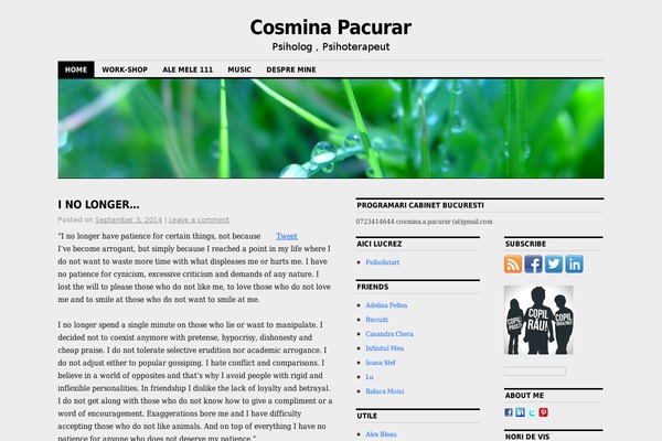 Site using About Me plugin