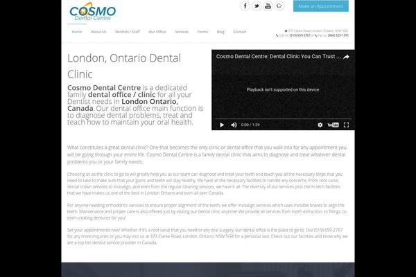Medical Doctor theme site design template sample