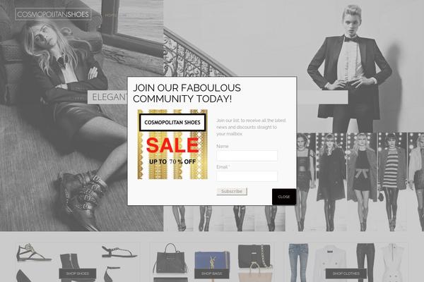 Regency theme site design template sample