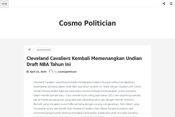 cosmopolitician.net site used Ninja Shadow