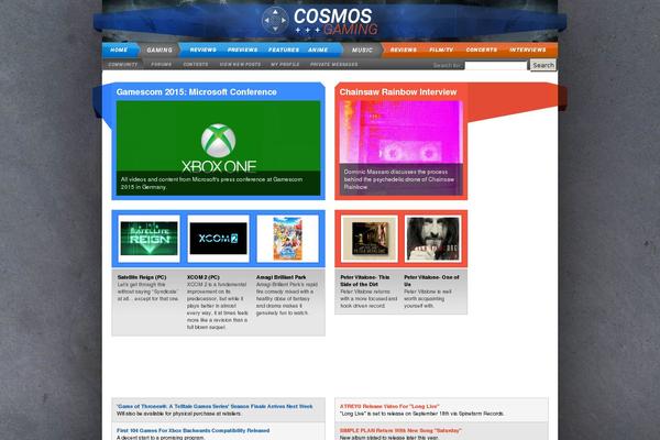 Cosmos theme site design template sample