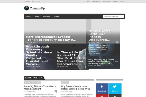 Extranews theme site design template sample