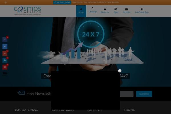 Velocity-child theme site design template sample