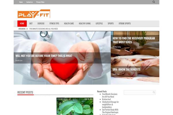 cosplayfit.com site used Xevent Magazine