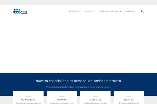 The Company theme site design template sample