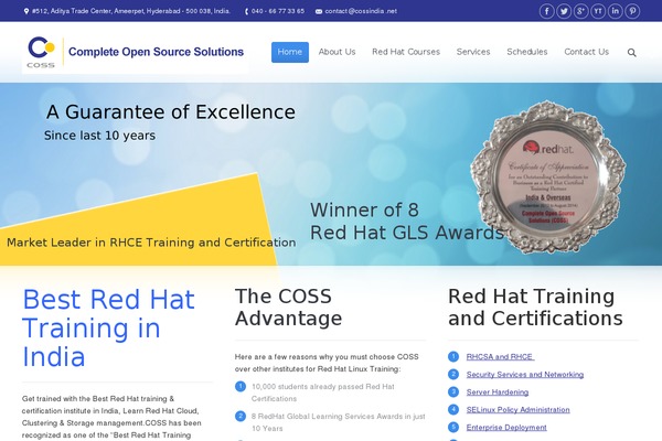 cossindia.net site used Tutorstarter