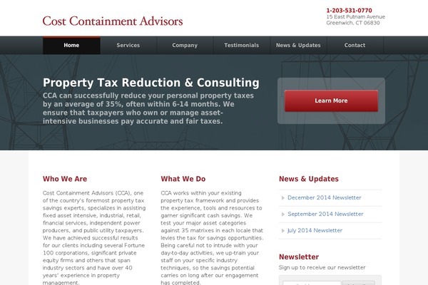 cost-containment-advisors.com site used Cca