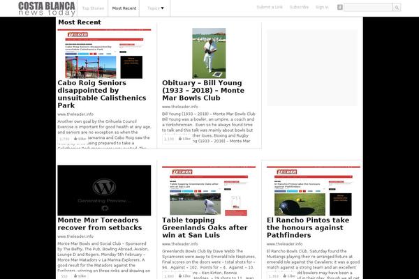 Site using Fb-traffic-pop plugin