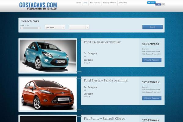 costacars.com site used Thevacationrental3