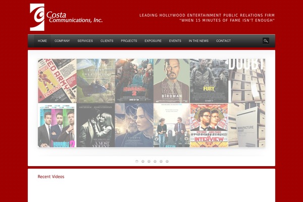 Dejavu theme site design template sample