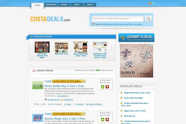 costadeals.com site used Cd