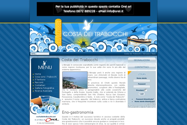 Radiate theme site design template sample