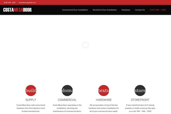 Zephyr theme site design template sample