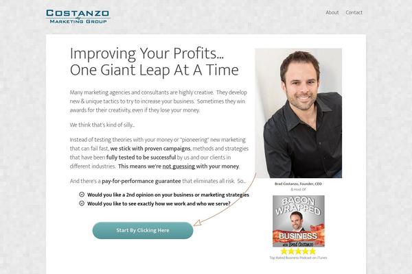 Ignition theme site design template sample
