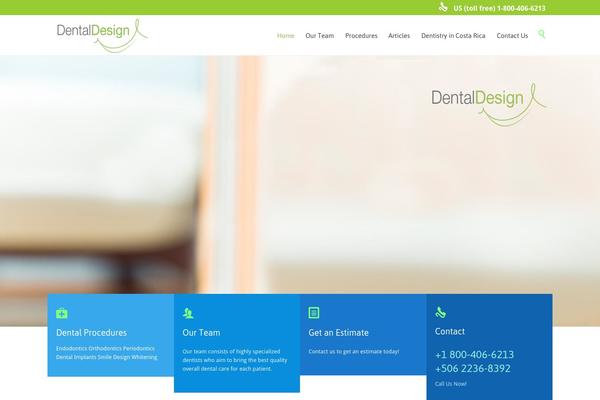 HealthCenter theme site design template sample