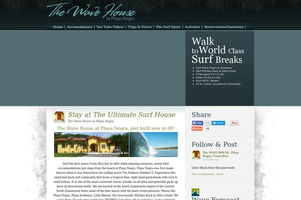waveHouse theme websites examples
