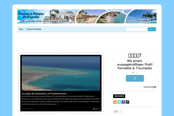 costasyplayas.com site used WP-Ellie
