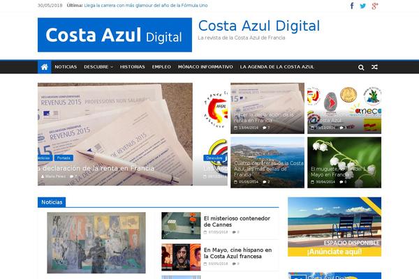 Magzimize theme site design template sample