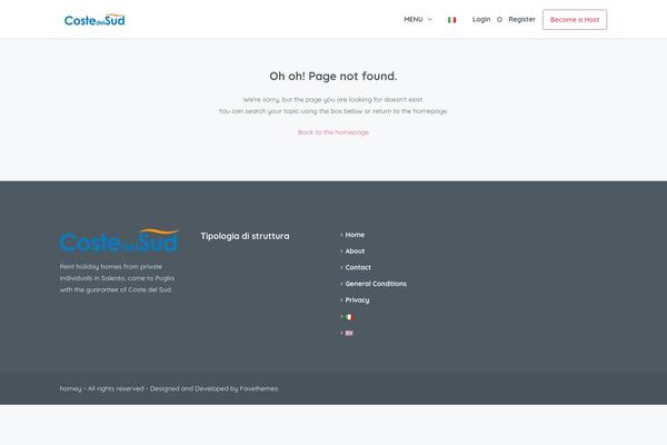 Homey-child theme site design template sample