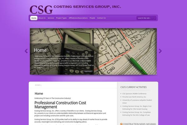 TheProfessional theme site design template sample