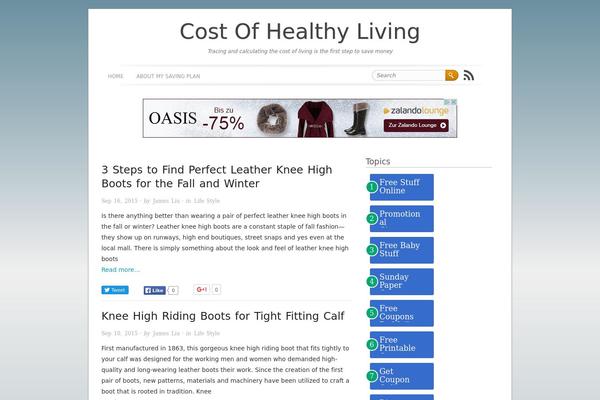 Brightpage theme site design template sample
